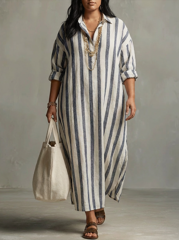Liora | Maxi Abito Oversize a Righe