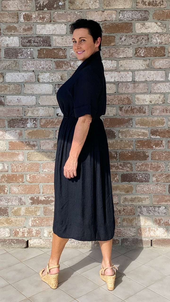 Ruby | Classico Nero Midi Abito