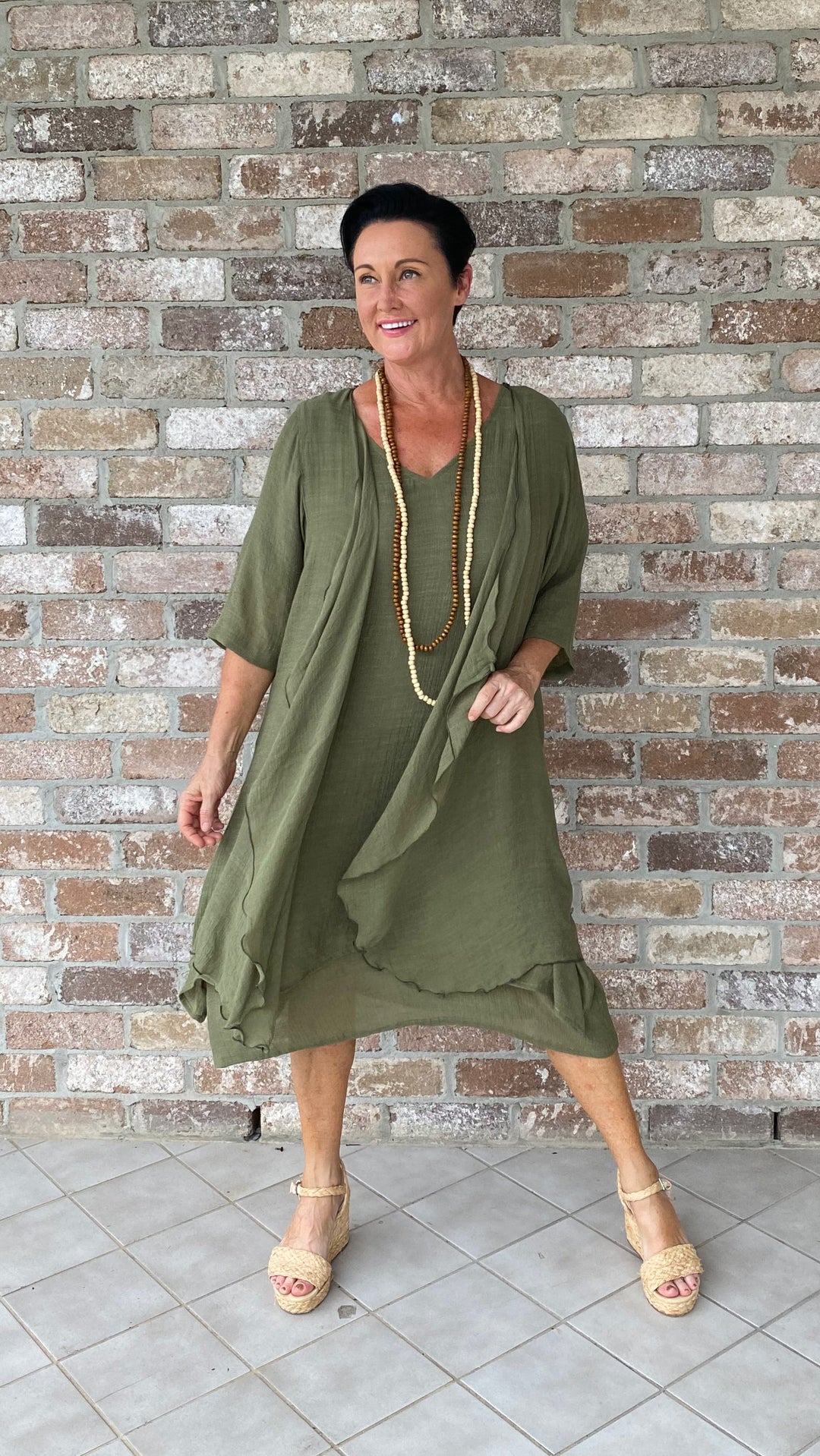 Fleur | Oliva Longline Giacca