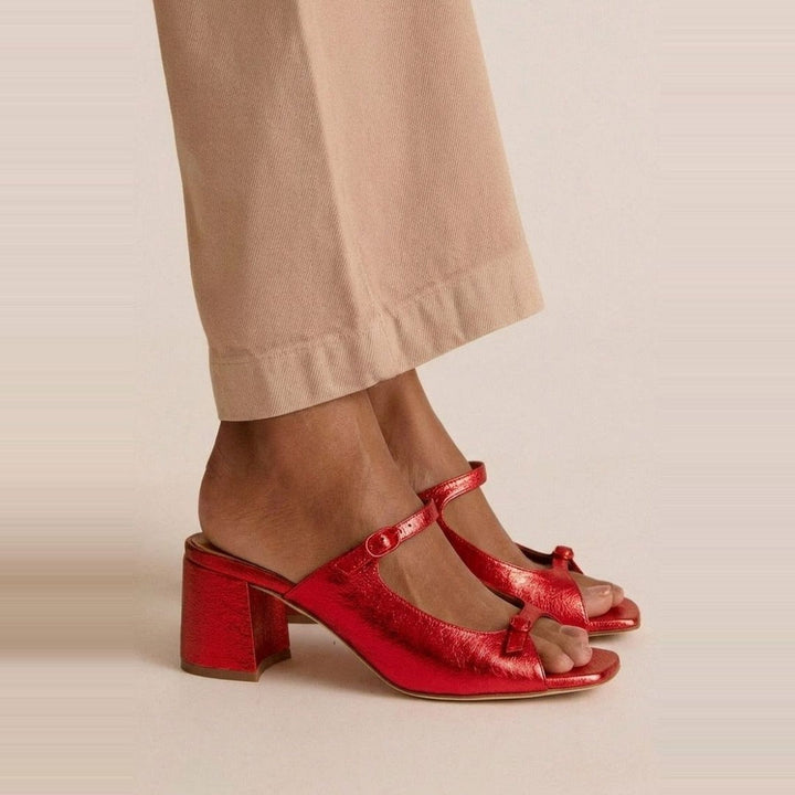 Yarra | Elegante Oro Heeled Sandali