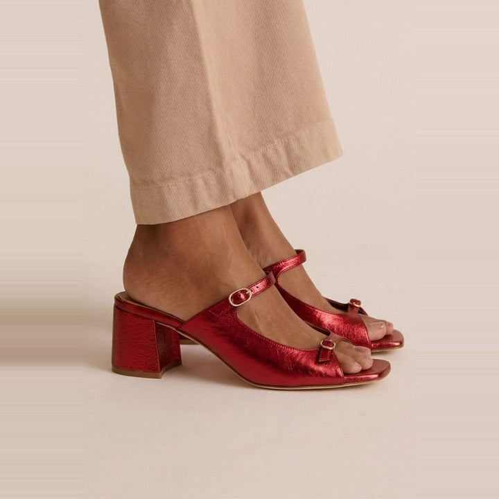 Yarra | Elegante Oro Heeled Sandali