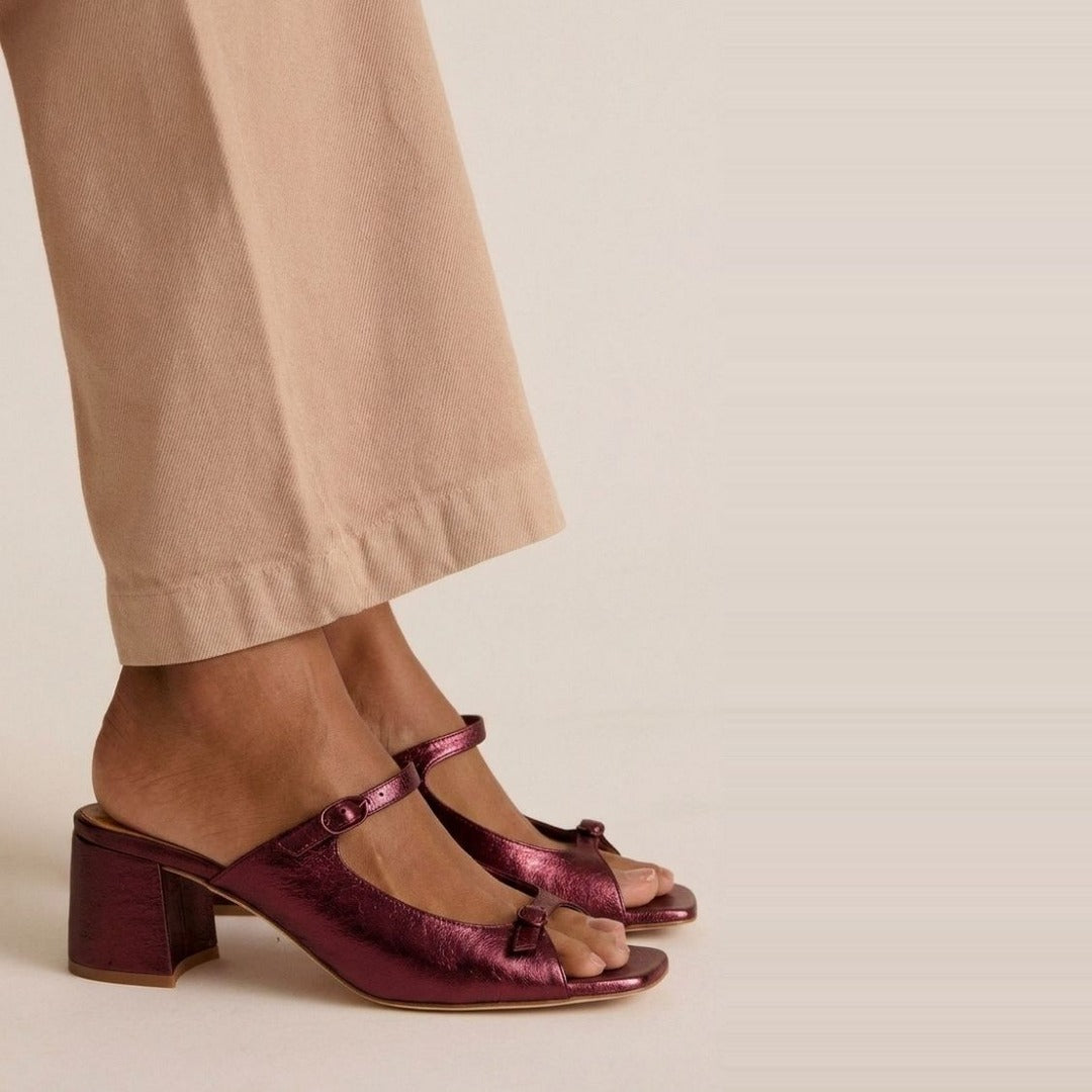Yarra | Elegante Oro Heeled Sandali