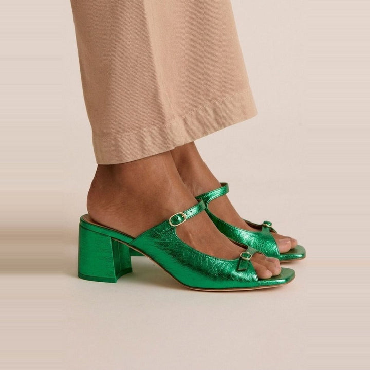Yarra | Elegante Oro Heeled Sandali