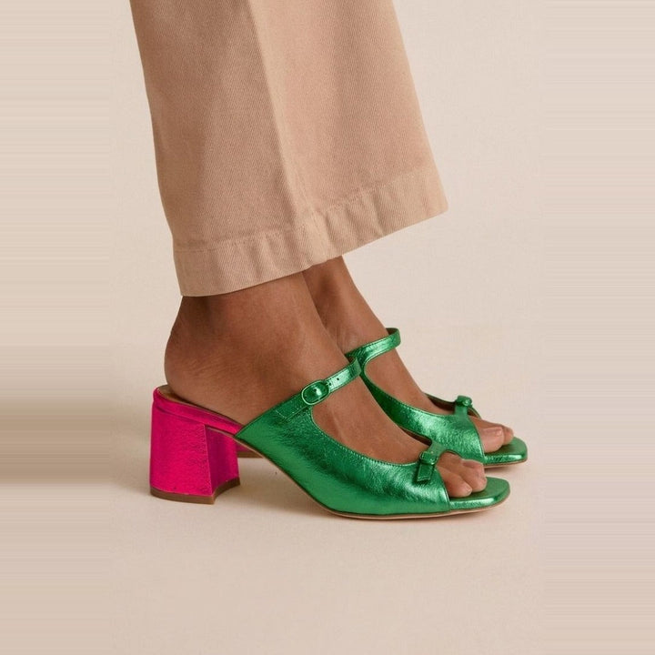 Yarra | Elegante Oro Heeled Sandali