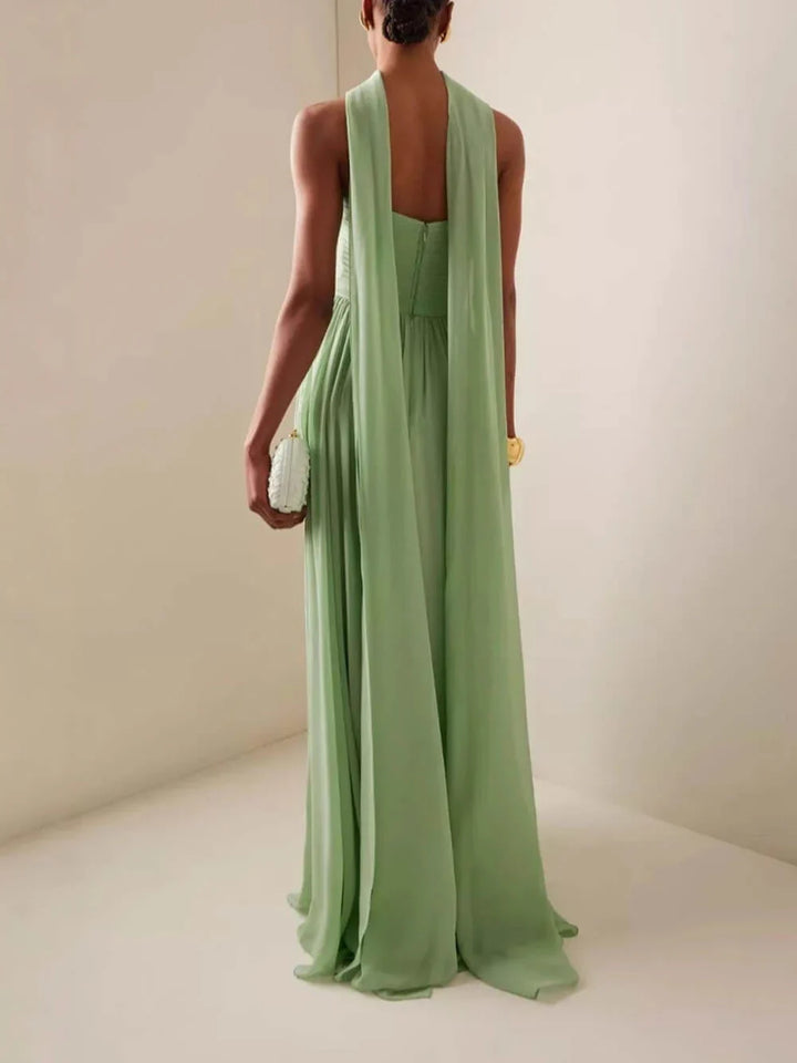 Romilly | Abito Maxi Plissettato Senza Spalline