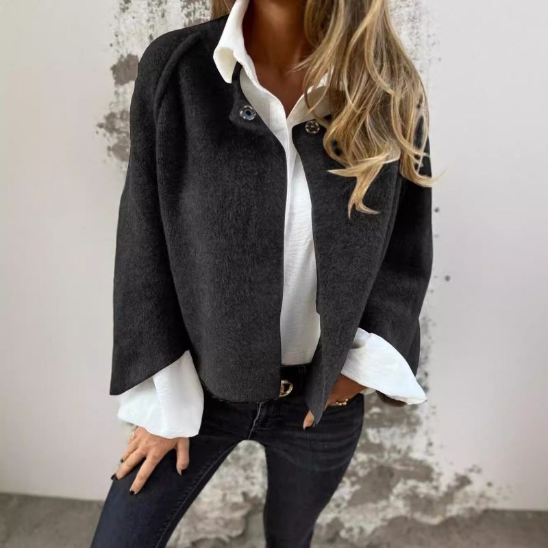 Lorna | Elegante Cropped Giacca with Flared Sleeves