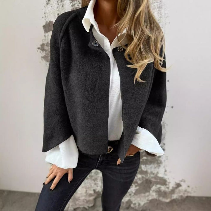 Lorna | Elegante Cropped Giacca with Flared Sleeves