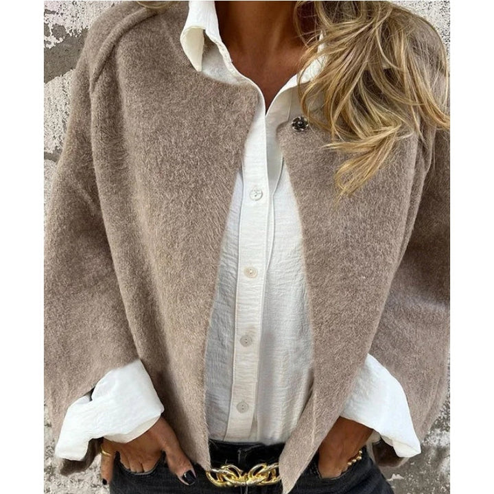 Lorna | Elegante Cropped Giacca with Flared Sleeves