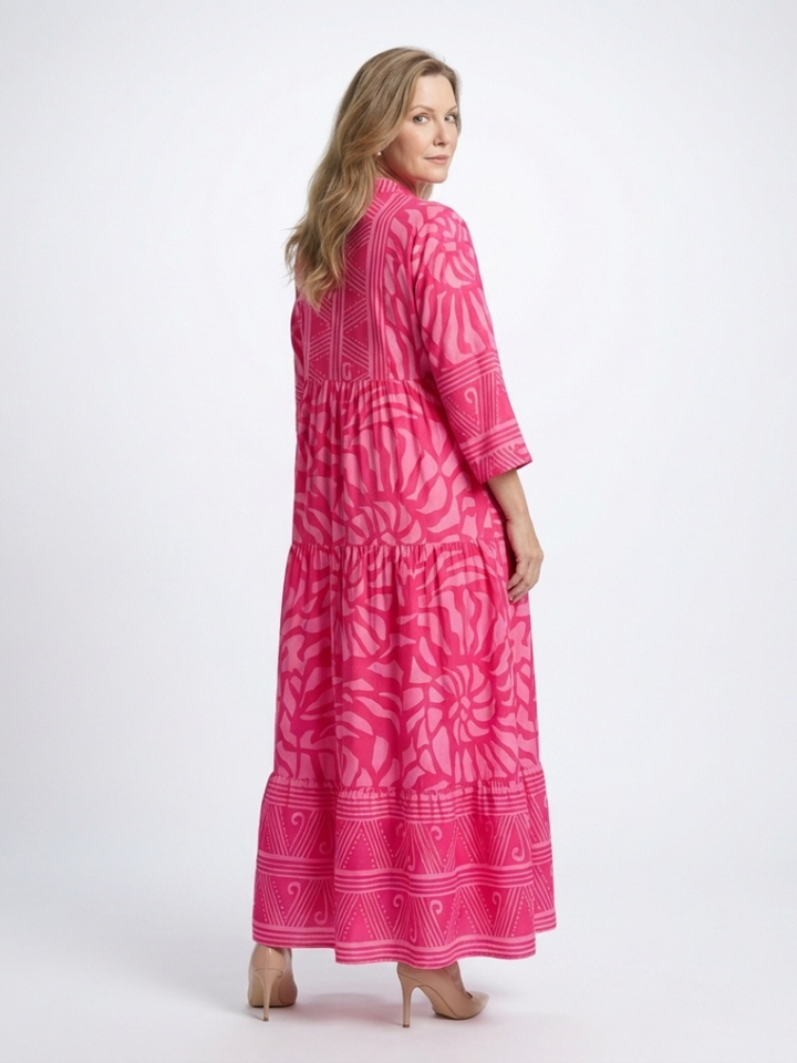 Marielle | Button Front Maxi Abito