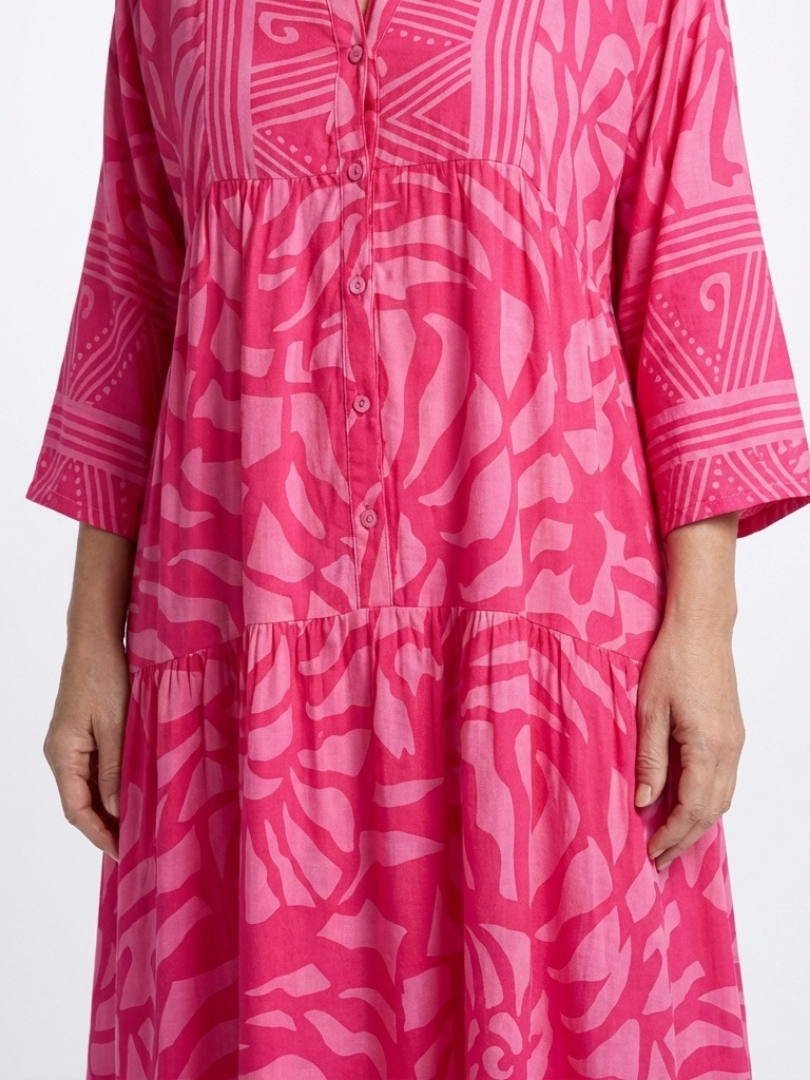 Marielle | Button Front Maxi Abito