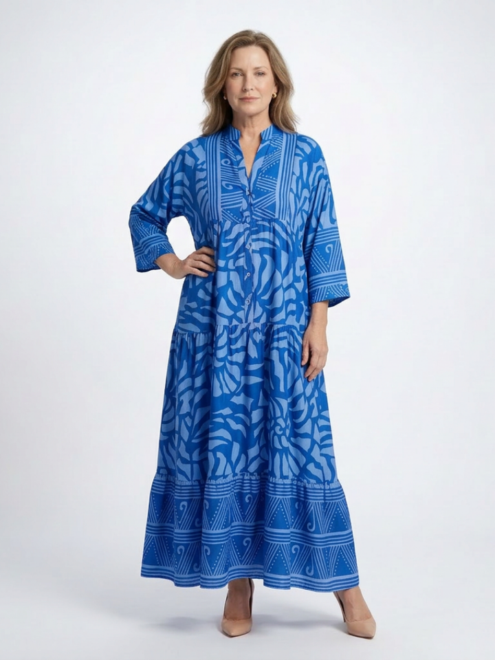 Marielle | Button Front Maxi Abito