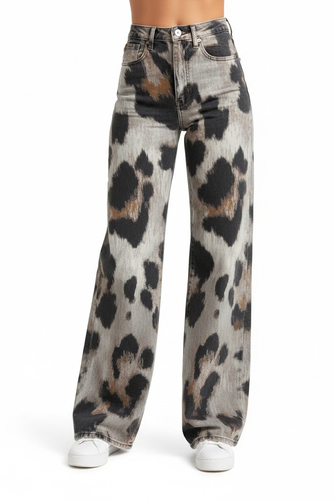 Kitty | Semplice Boho Vintage Gamba Larga Pantaloni