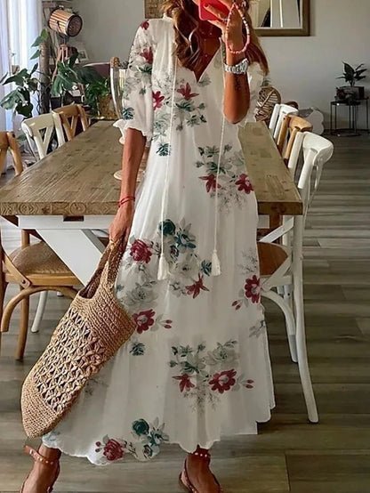 Luna | Abito Boho Comodo dalla Vestibilità Impeccabile